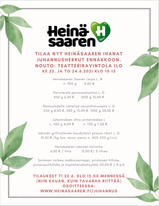 Heinäsaaren Juhannus - Heinäsaaren Tila